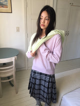 ルエルカシミアVネックニット (4color)