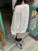 vintage loose cardigan