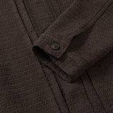 Weave trucker jacket / Brown