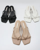 Rotin Twisted Strap Mule
