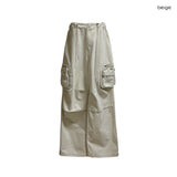 (3color) Utility Cargo Wide Pants