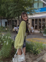 Summer Turf Pigment Net Cardigan