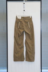 ステッチ2ボタンパンツ (Khaki/3size)