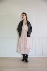 CHIFFON FRILL STRAP DRESS