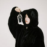 Lace Coffin Keyring