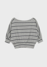 [MADE] Tiri Boatneck Printed Short Sleeve T-shirt