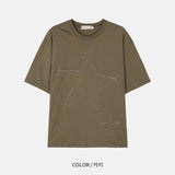 Layered スター ウォッシュドトップス (3color)