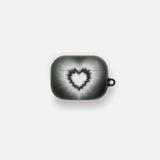 ハートビームケース_ブラック (airpods)