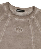 カーベッドシームクロップT (BEIGE)-グランジ