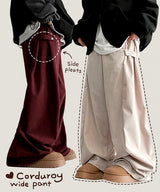 Dilla Corduroy Bijo Banding Wide Pants