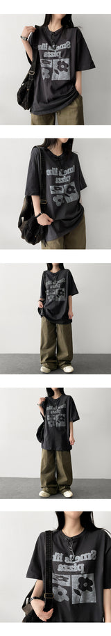 Tiller back banding spandex tight pintuck pleated cotton wide pants