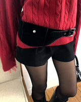 レラ スエード ウォレット ベルト