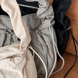 タクポケットストリングシャーリングショルダーバッグ 3 color