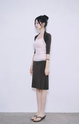 [MADE] Baysel Lace Sleeveless & Bolero Set