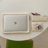 Clam Tablet&Laptop case _ Soft cream (15 inch)