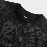 Alien graffiti SS tshirt(Black)