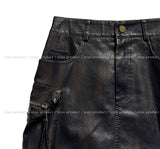 Tiny Washing Leather Skirt