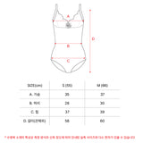 CORSAGE WAVE ONE PIECE