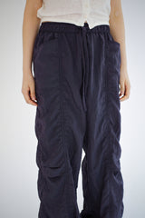 Silky jogger pants, Midnight blue