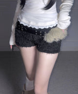 Puff Fur Belt