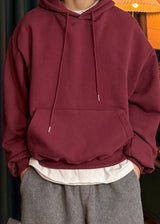 Semi-cropped hoodie 5COLOR