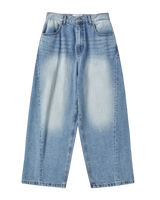 25FW ウォッシュドワイドデニムパンツ