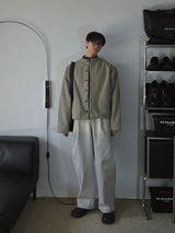 ASCLO Two Tuck Wide Cotton Pants (3color)