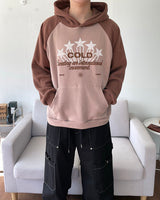 スタープリンティドニットフーディー