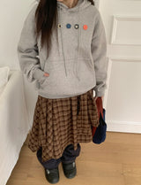 Ryutin Button Over Brushed Hoodie
