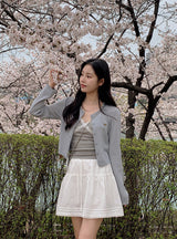 MR Dot Lace Layered Sleeveless (3color)