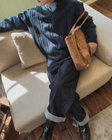 シェイドスティッチローワイドデニム