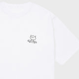 [UNISEX]クラウドボードスマイルショートスリーブドtシャツ