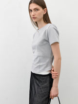 (Z-T-6811)ノベラスリムラインTシャツ