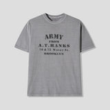 Army pigment dyeing short sleeve t-shirt