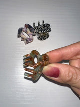 ミニホールヘアクリップ (3color)
