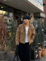 Equal-washed carpenter pants