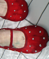NEW Bliss 0025. Studded Mesh Flat - 2colors