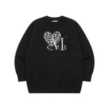 シエラレオパードハートニット UNISEX