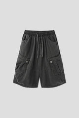 No.1250 ボタンカゴバミューダショーツ (3color)