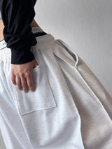 Loin Contrast Keyring Side Pintuck Bermuda Shorts 4 color
