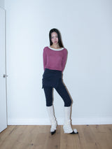 LONG LEGGINGS & SKIRT (NAVY)