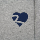 MVR Heart Logo Super Wide Bermuda Pants Gray