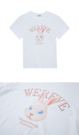 ラビットプリントTシャツ