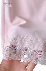 Pink chocolate mousse long-sleeve t-shirt
