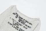 レターシャーリングスリーブＴシャツ