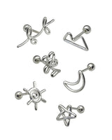 [Silver ver.] Fruit doodle piercing - 1