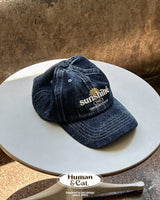 SUNSHINE ウォッシュドデニムボールキャップ/ INDIGO BLUE