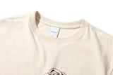 ハート パドロック ロゴ Tシャツ (Cream)