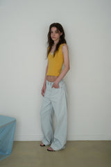 Ice wide denim
