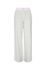 flower pants melange grey